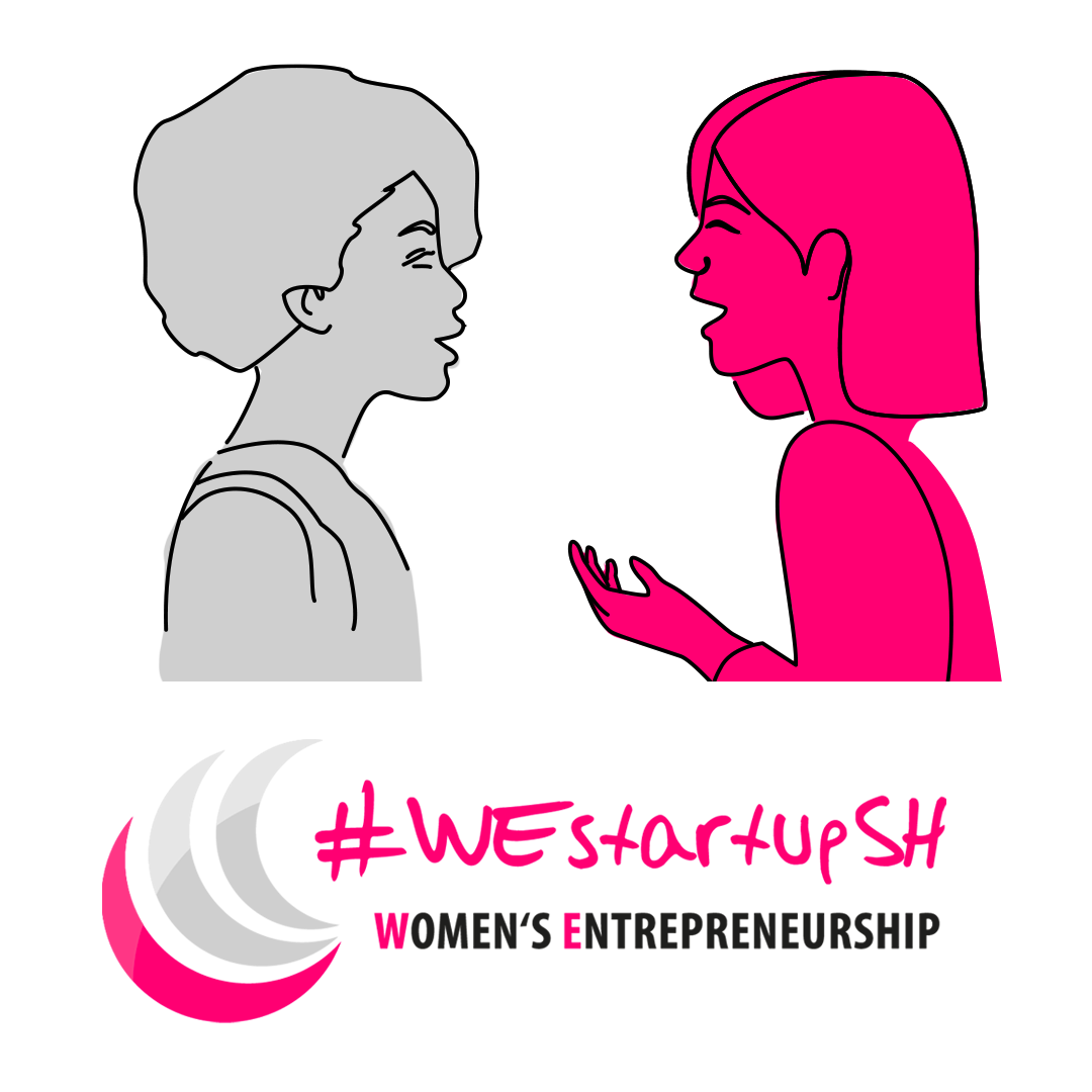Das Logo von WEstartupSH, das ist die Plattform für Gründerinnen.